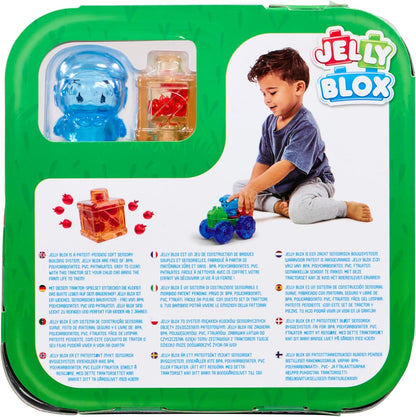 Jelly Blox - Tractor Vehicle Set | Squishy Is More Fun! | Unique Squishy Building System | For Ouch-Free, Open, Imaginative Play | For Boys And Girls Ages 2+