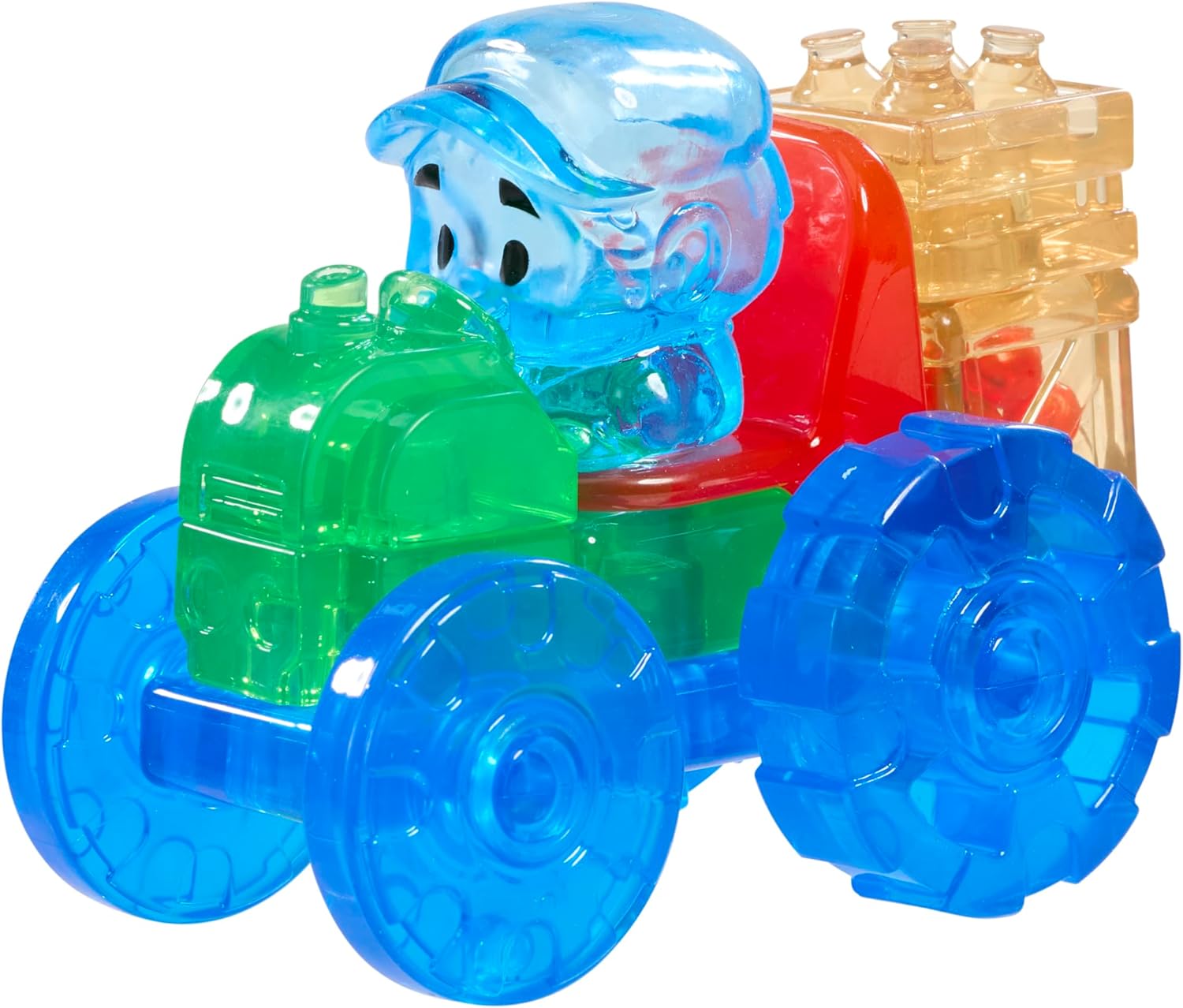 Jelly Blox - Tractor Vehicle Set | Squishy Is More Fun! | Unique Squishy Building System | For Ouch-Free, Open, Imaginative Play | For Boys And Girls Ages 2+