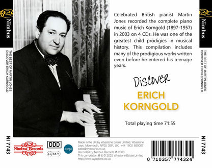 Erich Korngold: Discover: The Best of Martin Jones