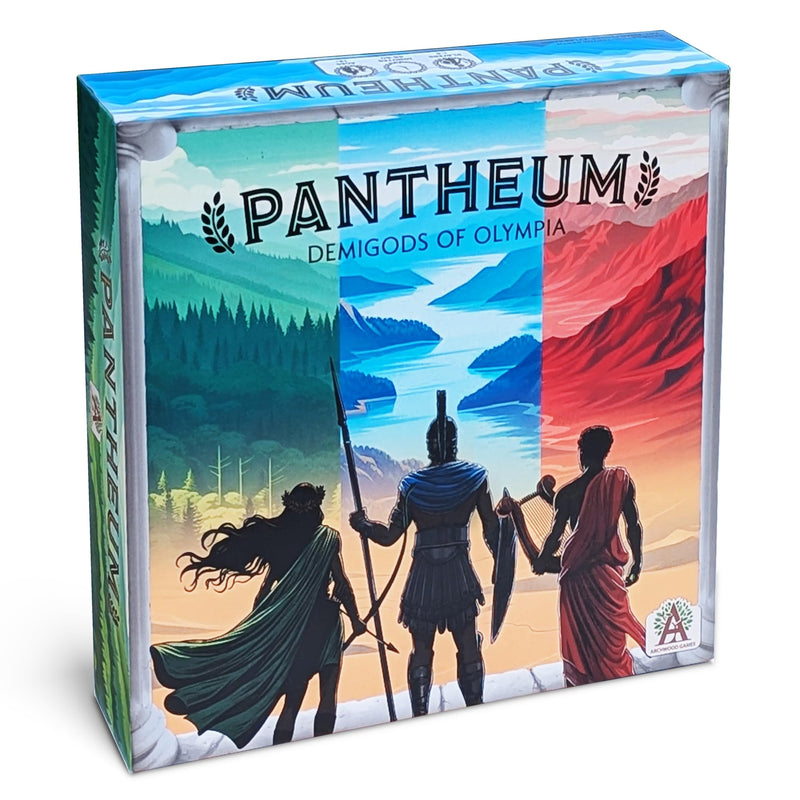 Pantheum: Demigods of Olympia | Family Strategy Game for Greek Mythology Fans | Ages 12+ | for 1-4 Players | Average Playtime 45-60 mins | Perfect for Family Game Night (Base Game