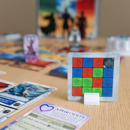 Pantheum: Demigods of Olympia | Family Strategy Game for Greek Mythology Fans | Ages 12+ | for 1-4 Players | Average Playtime 45-60 mins | Perfect for Family Game Night (Base Game