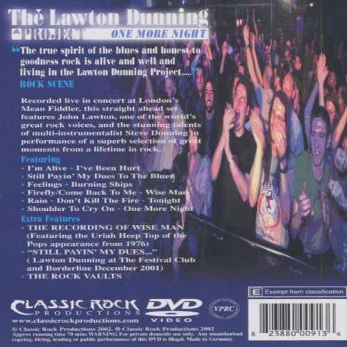 CLASSIC ROCK Lawton Dunning Project 'One More...