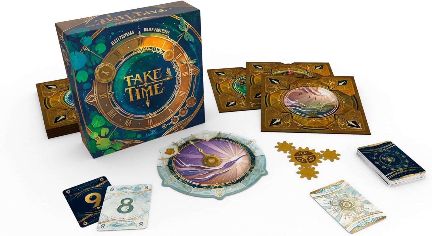 Asmodee | Take Time | Cooperative Card Game | Ages 10+ | 2-4 Players | 30-45 Minutes Playing Time