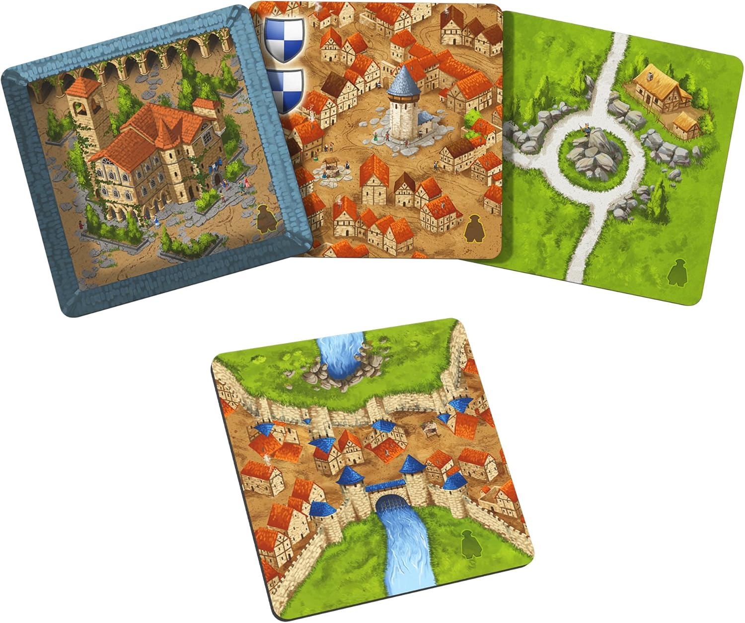 Hans im Gluck | Carcassonne: Messenger & Mayor Expansion 5 Refresh | Board Game Expansion | Ages 7+ | 2-5 Players | 45 Minutes Playing Time