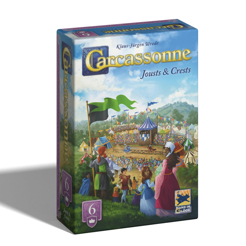 Hans im Gluck | Carcassonne: Jousts & Crests Expansion 6 Refresh | Board Game Expansion | Ages 7+ | 2-5 Players | 45 Minutes Playing Time