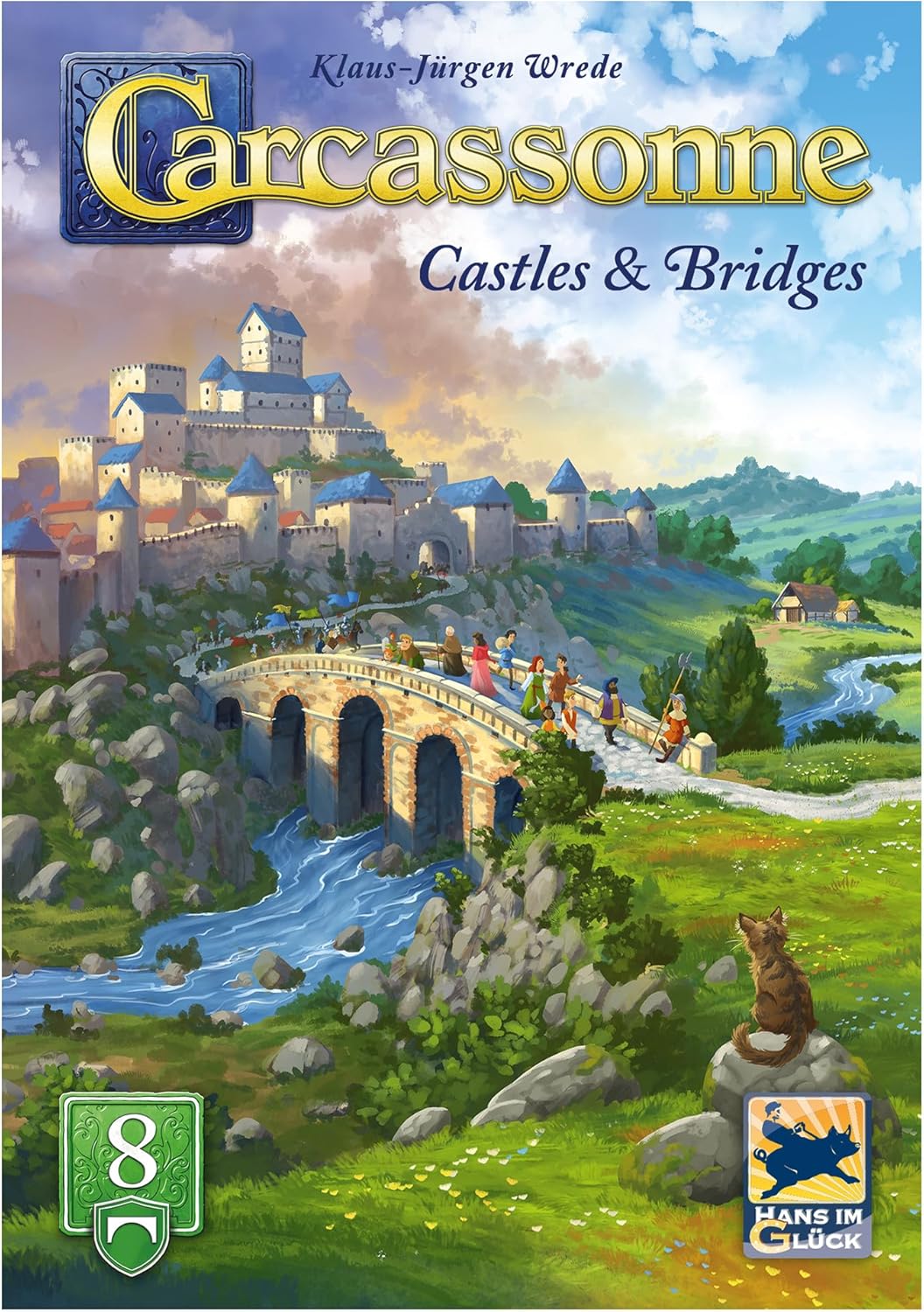 Hans im Gluck | Carcassonne: Castles & Bridges Expansion 8 Refresh | Board Game Expansion | Ages 7+ | 2-5 Players | 45 Minutes Playing Time