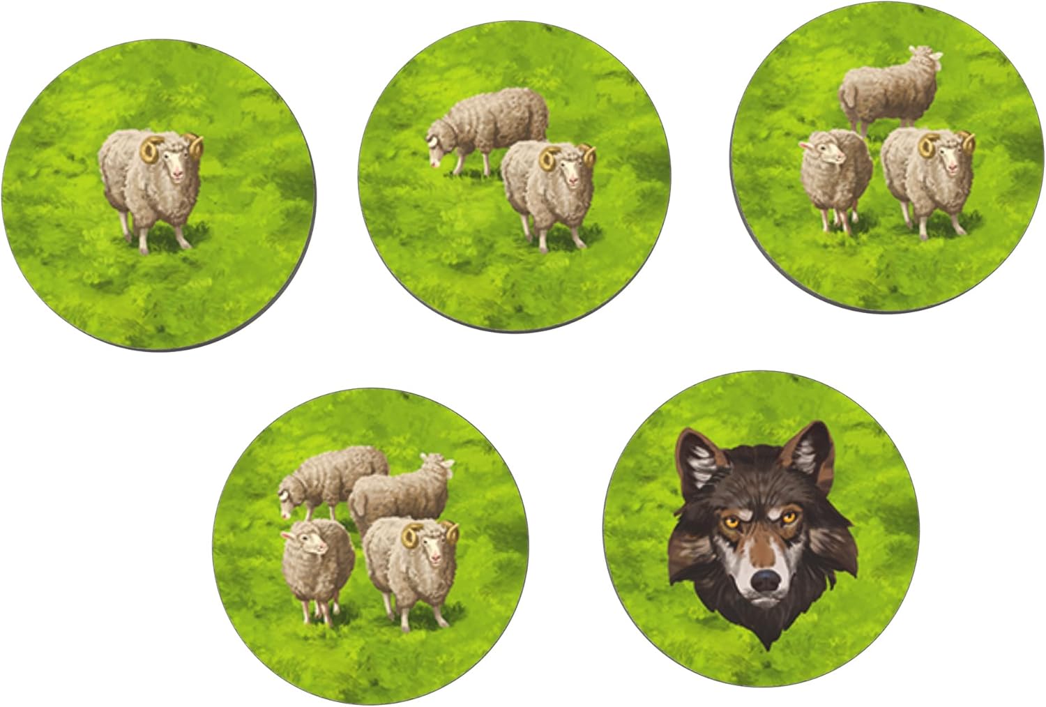 Hans im Gluck | Carcassonne: Sheep & Shepherds Expansion 9 Refresh | Board Game Expansion | Ages 7+ | 2-5 Players | 45 Minutes Playing Time