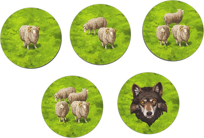 Hans im Gluck | Carcassonne: Sheep & Shepherds Expansion 9 Refresh | Board Game Expansion | Ages 7+ | 2-5 Players | 45 Minutes Playing Time