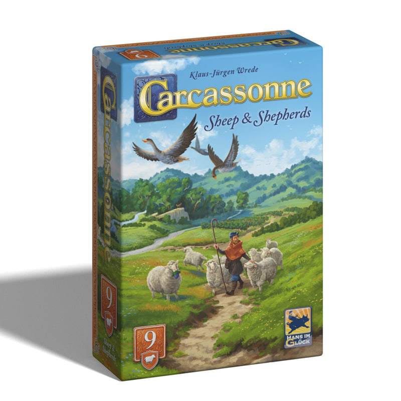 Hans im Gluck | Carcassonne: Sheep & Shepherds Expansion 9 Refresh | Board Game Expansion | Ages 7+ | 2-5 Players | 45 Minutes Playing Time