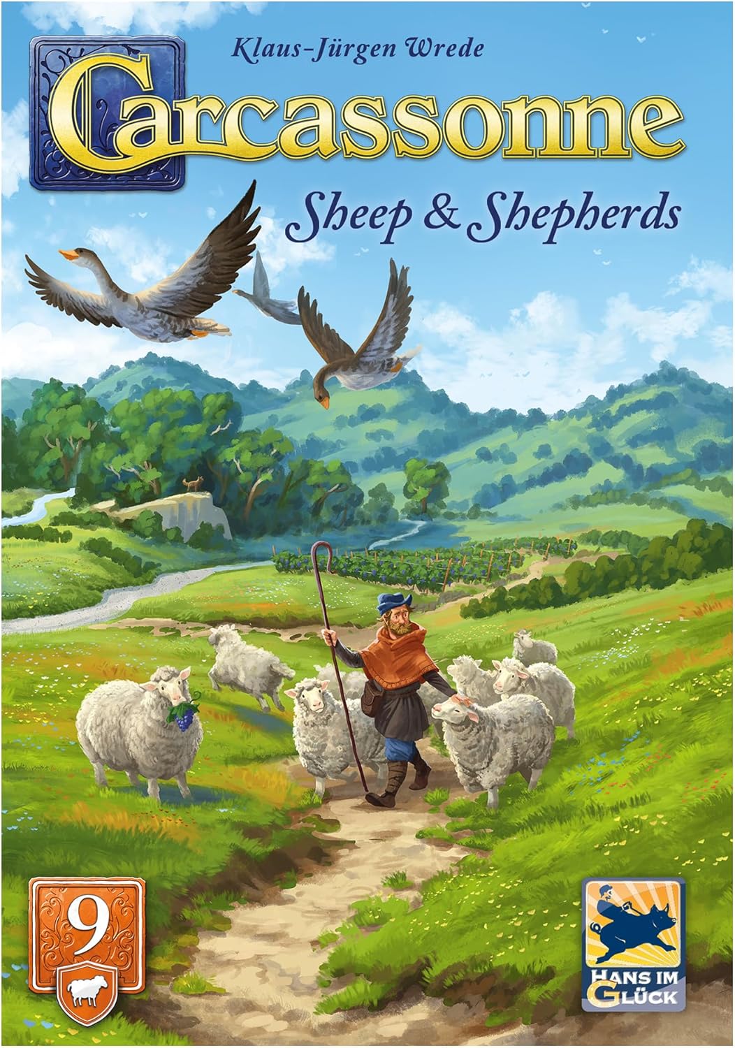 Hans im Gluck | Carcassonne: Sheep & Shepherds Expansion 9 Refresh | Board Game Expansion | Ages 7+ | 2-5 Players | 45 Minutes Playing Time
