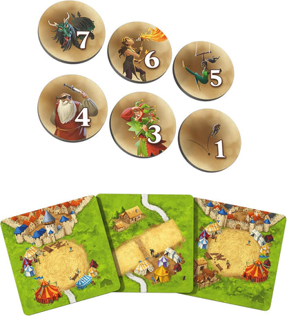Hans im Gluck | Carcassonne: Circus & Artist Expansion 10 Refresh | Board Game Expansion | Ages 7+ | 2-5 Players | 45 Minutes Playing Time