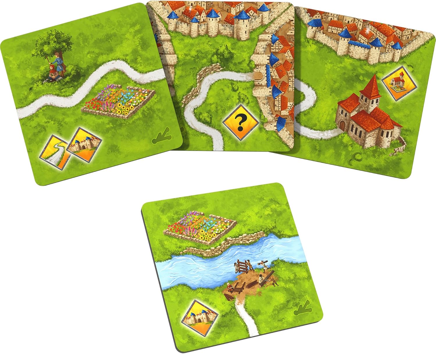 Hans im Gluck | Carcassonne: Siege & Defence Expansion 7 Refresh | Board Game Expansion | Ages 7+ | 2-5 Players | 45 Minutes Playing Time