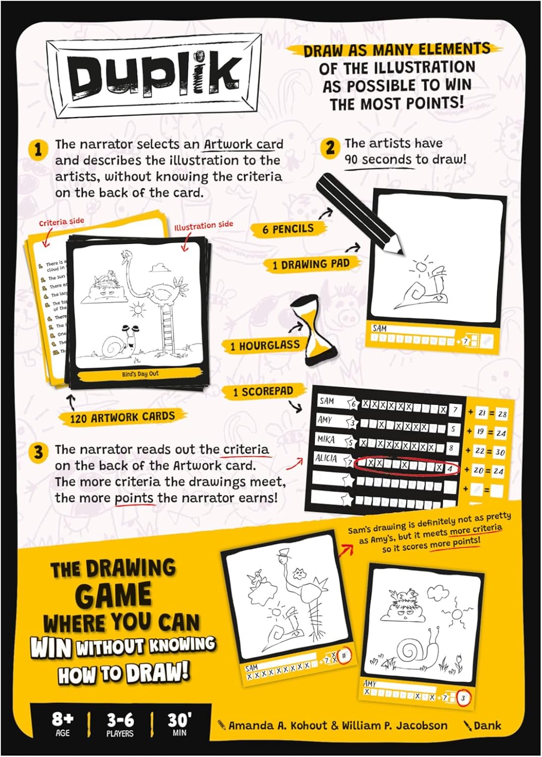 Asmodee | Duplik | Family Party Game | Ages 8+ | 3-6 Players | 45 Minutes Playing Time