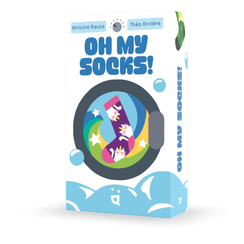 HELVETIQ Oh My Socks, Board Game, Funny Sock Card Game, For The Coolest Sock Collection, Exciting Actions, For 2-5 Players Aged 6+