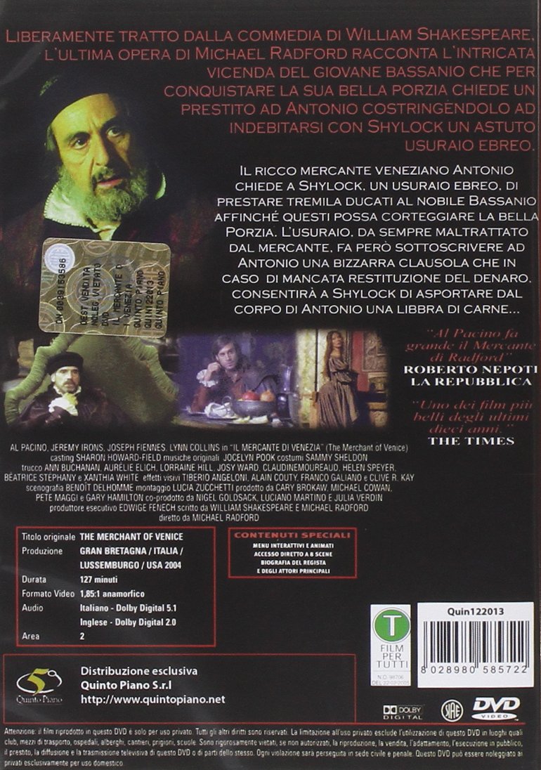 Mercante Di Venezia (Il) (2004) - (Italian Import)