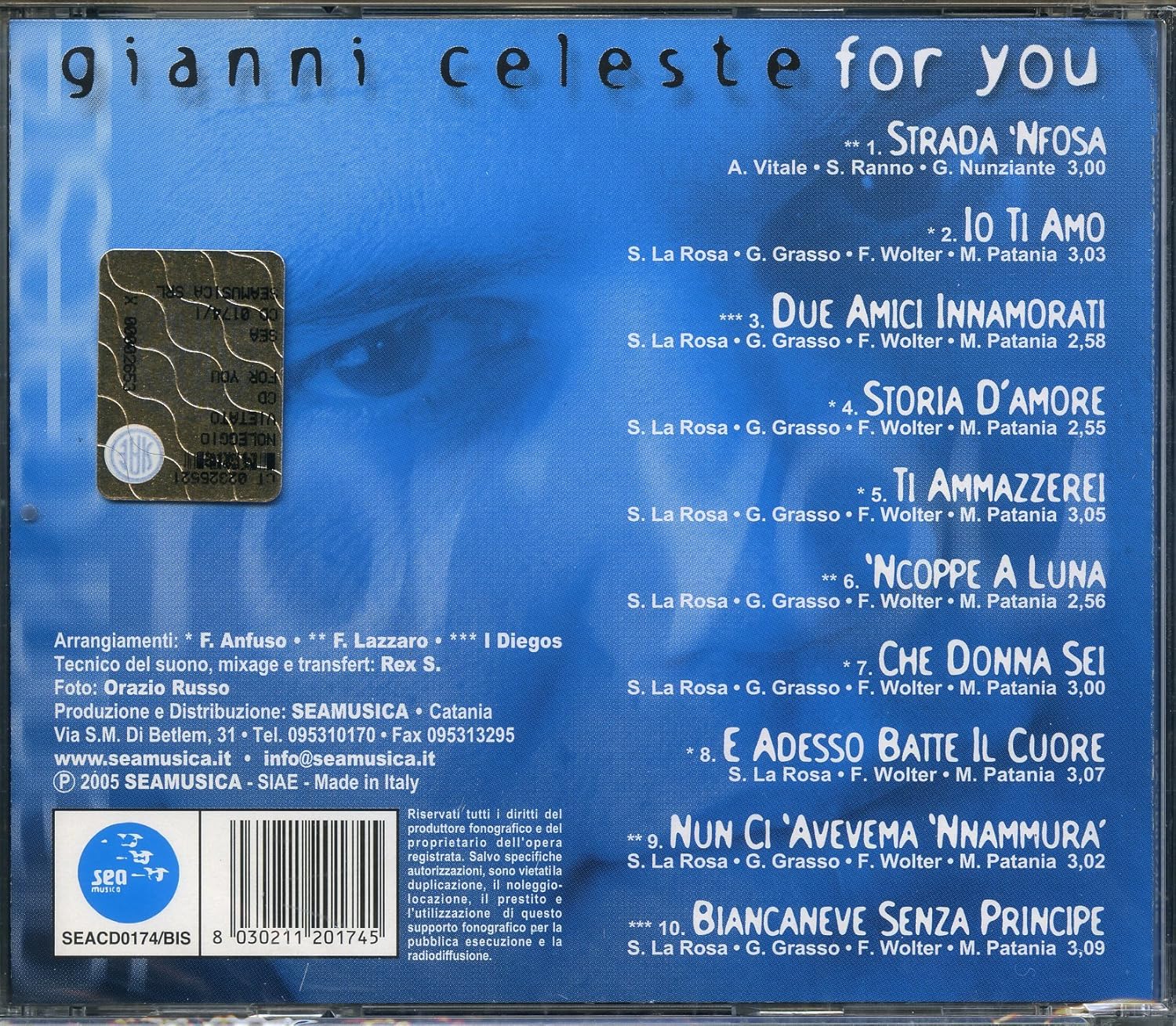 Celeste Gianni - For You