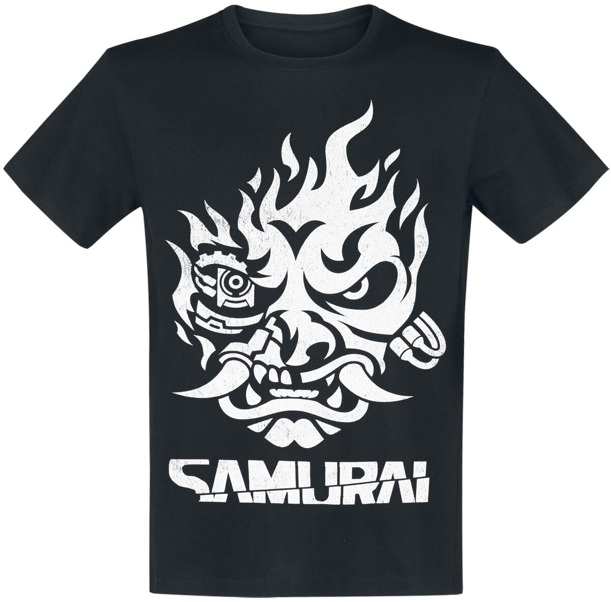 Cyberpunk 2077 - Samurai Alt Men`S Short Sleeved T-Shirt - Xl Short Sleeved T-Shirts M Black