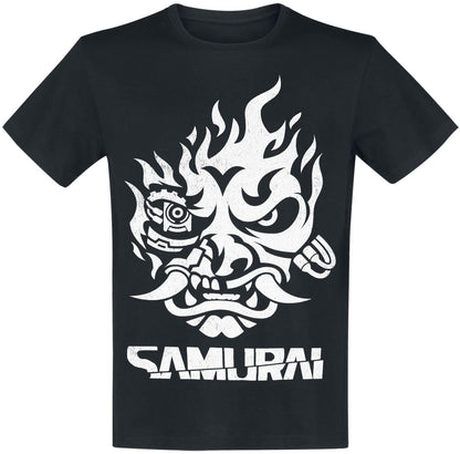 Cyberpunk 2077 - Samurai Alt Men`S Short Sleeved T-Shirt - Xl Short Sleeved T-Shirts M Black