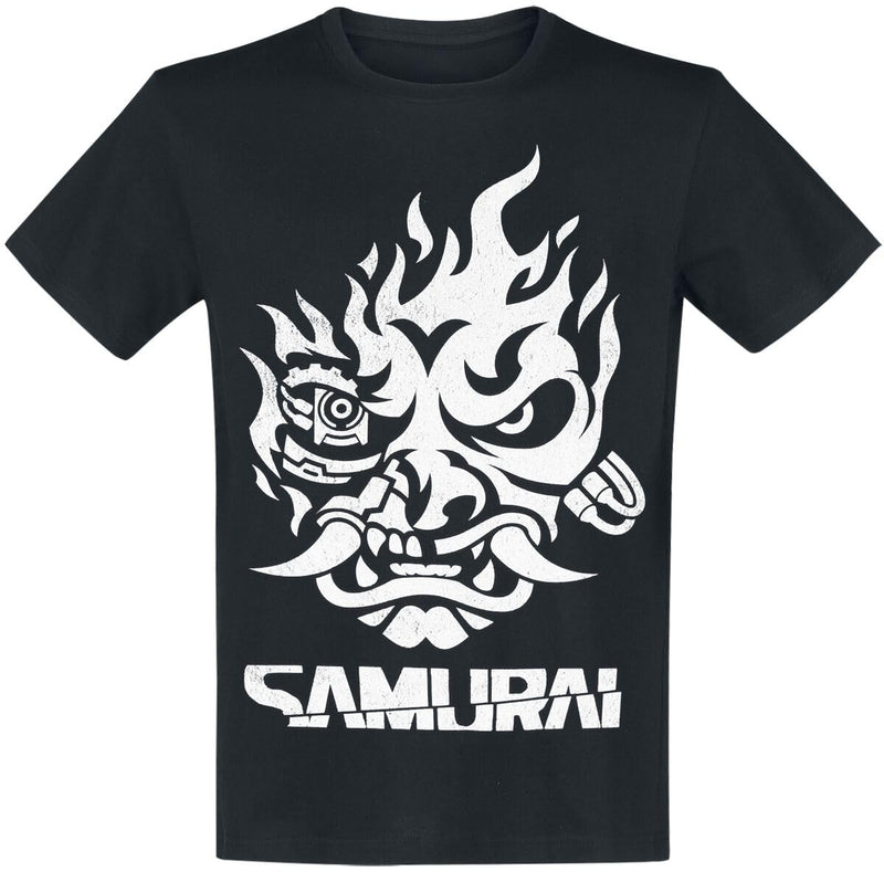 Cyberpunk 2077 - Samurai Alt Men`S Short Sleeved T-Shirt - Xl Short Sleeved T-Shirts M Black