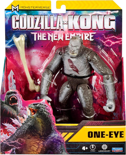 Godzilla Monsterverse x Kong One-Eye Action Figure, 7 inches, Deluxe