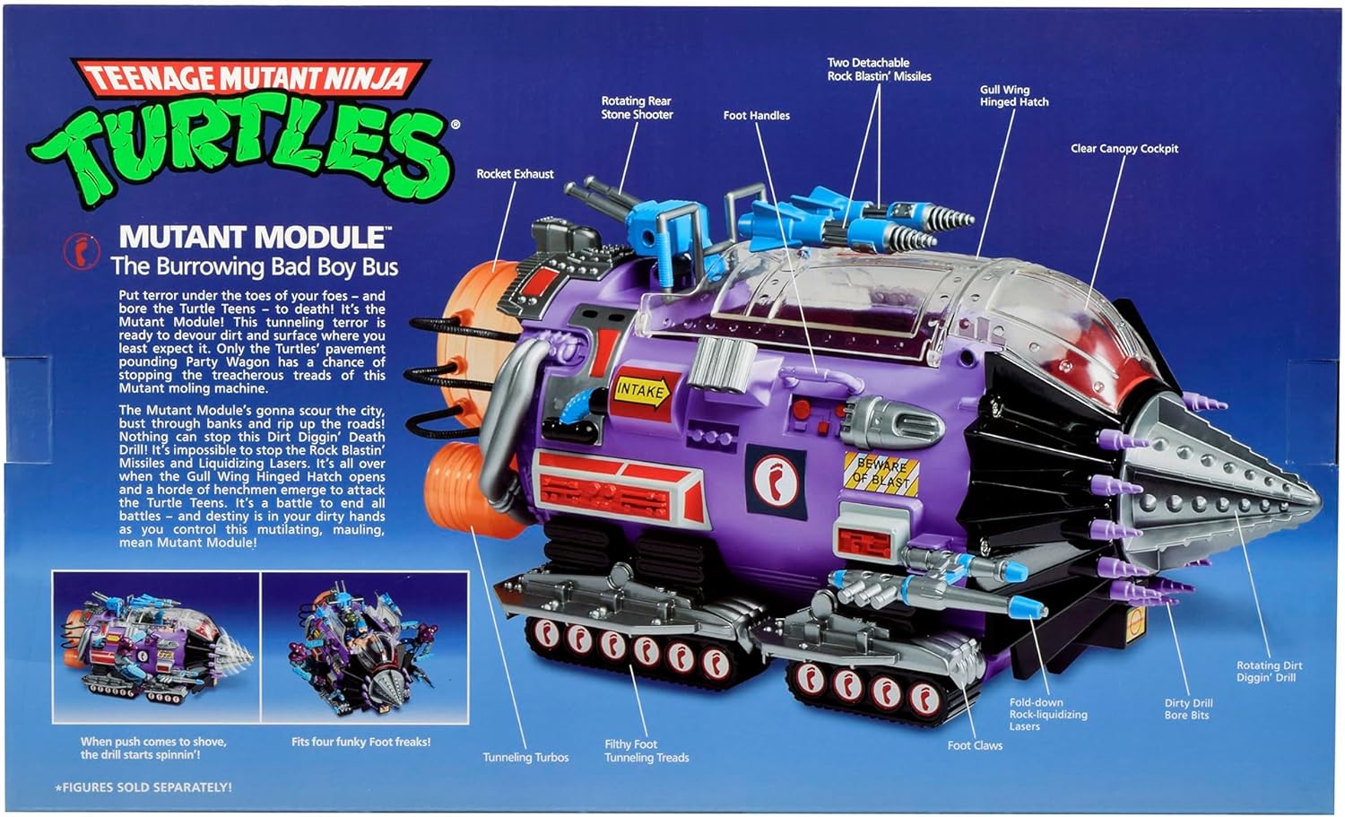 TMNT Teenage Mutant Ninja Turtles Classic Mutant Module Fahrzeug