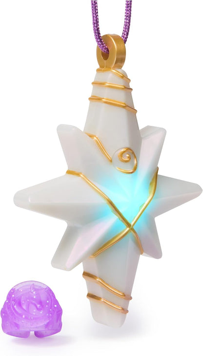 Unicorn Academy Schmuckset - Sophias Kette mit magischen Lichteffekten und Ring, passend zur beliebten Netflix-Serie, für Kinder ab 4 Jahren, Weiß