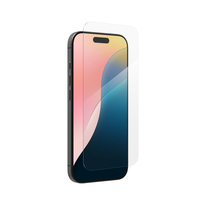 ZAGG InvisibleShield Glass Plus Tempered Glass Screen Protector for iPhone 16 Pro , Case-Friendly, Smudge & Scratch-Resistant, Shockproof, Easy Application (Transparent