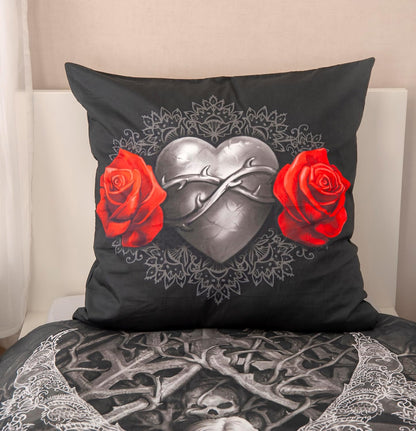 Klaus Herding GmbH Anne Stokes Bed Linen, Pillowcase Approx. 80 x 80 cm, Duvet Cover Approx. 135 x 200 cm, with Smooth Zip, 100% Cotton, Renforcé