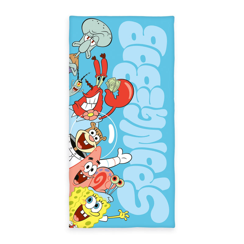 Spongebob Squarepants Velour Towel 75 X 150 Cm
