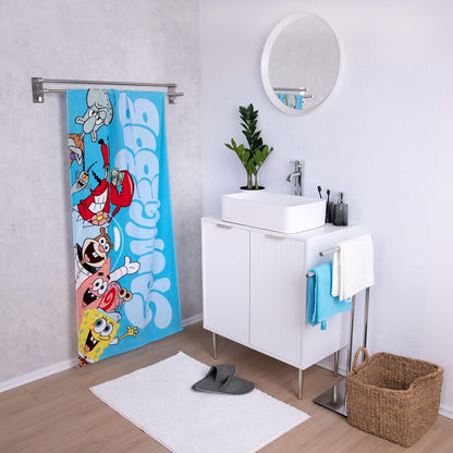 Spongebob Squarepants Velour Towel 75 X 150 Cm