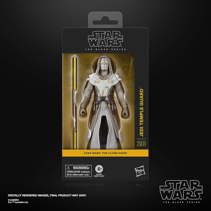 Star Wars The Black Series Jedi-Tempel-Wächter, The Clone Wars Action-Figur zum Sammeln (15 cm