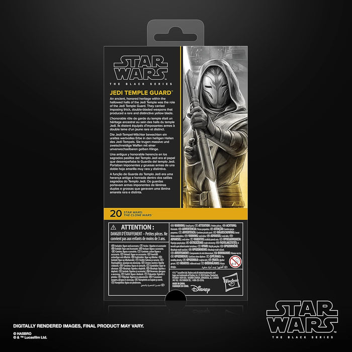 Star Wars The Black Series Jedi-Tempel-Wächter, The Clone Wars Action-Figur zum Sammeln (15 cm