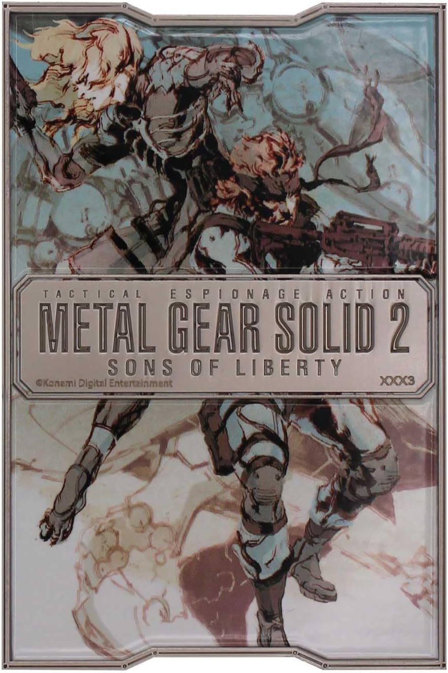FaNaTtik Metal Gear Solid 2 - Lingotto di metallo Raiden da collezione, prodotto con licenza ufficiale, edizione limitata 5.000 in tutto il mondo, numerato con espositore