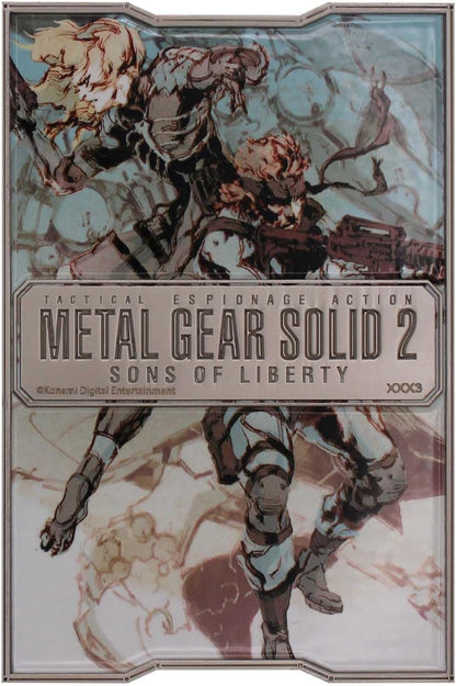 FaNaTtik Metal Gear Solid 2 - Lingotto di metallo Raiden da collezione, prodotto con licenza ufficiale, edizione limitata 5.000 in tutto il mondo, numerato con espositore