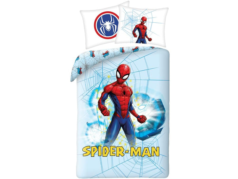 Halantex Spiderman Bed Set Cotton Duvet Cover 140 x 200 cm and Pillowcase 70 x 90 cm Original