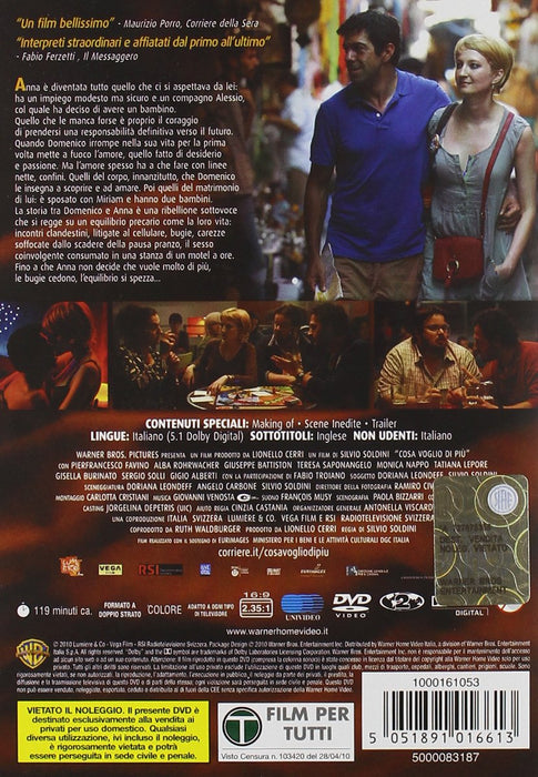 Cosa Voglio Di Piu' (Come Undone) (DVD) (2010) (Italian Import)