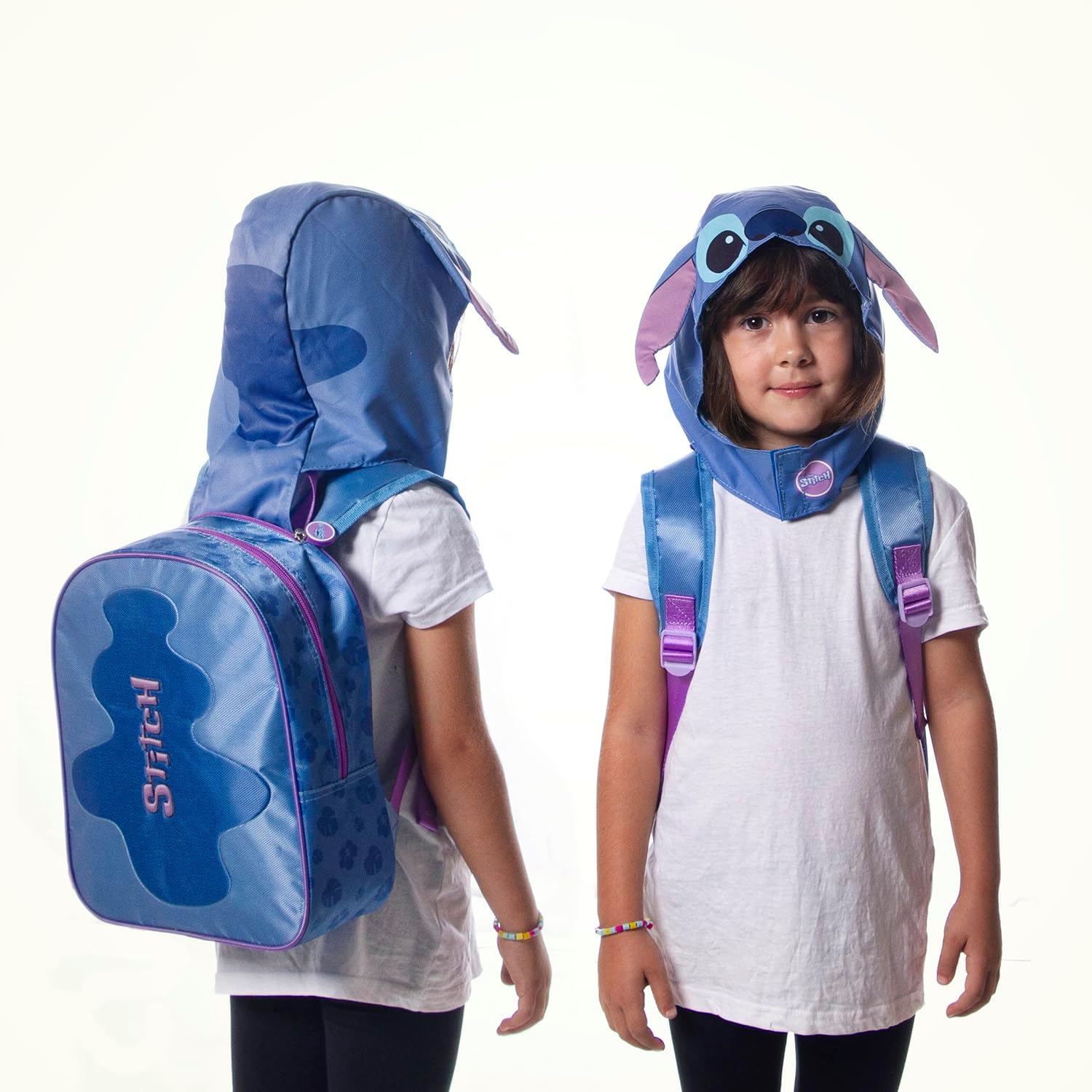 Disney-Hooded Backpack, 26 x 31 cm, Capacity 8.5 L