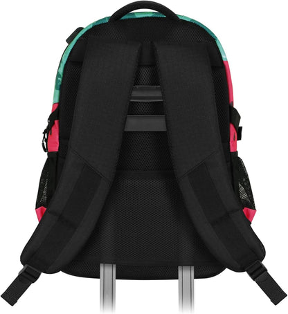 Oh My Pop! Melty Melon-Zaino Running PLUS, Verde, 34 x 46 cm, Capacità 32 L