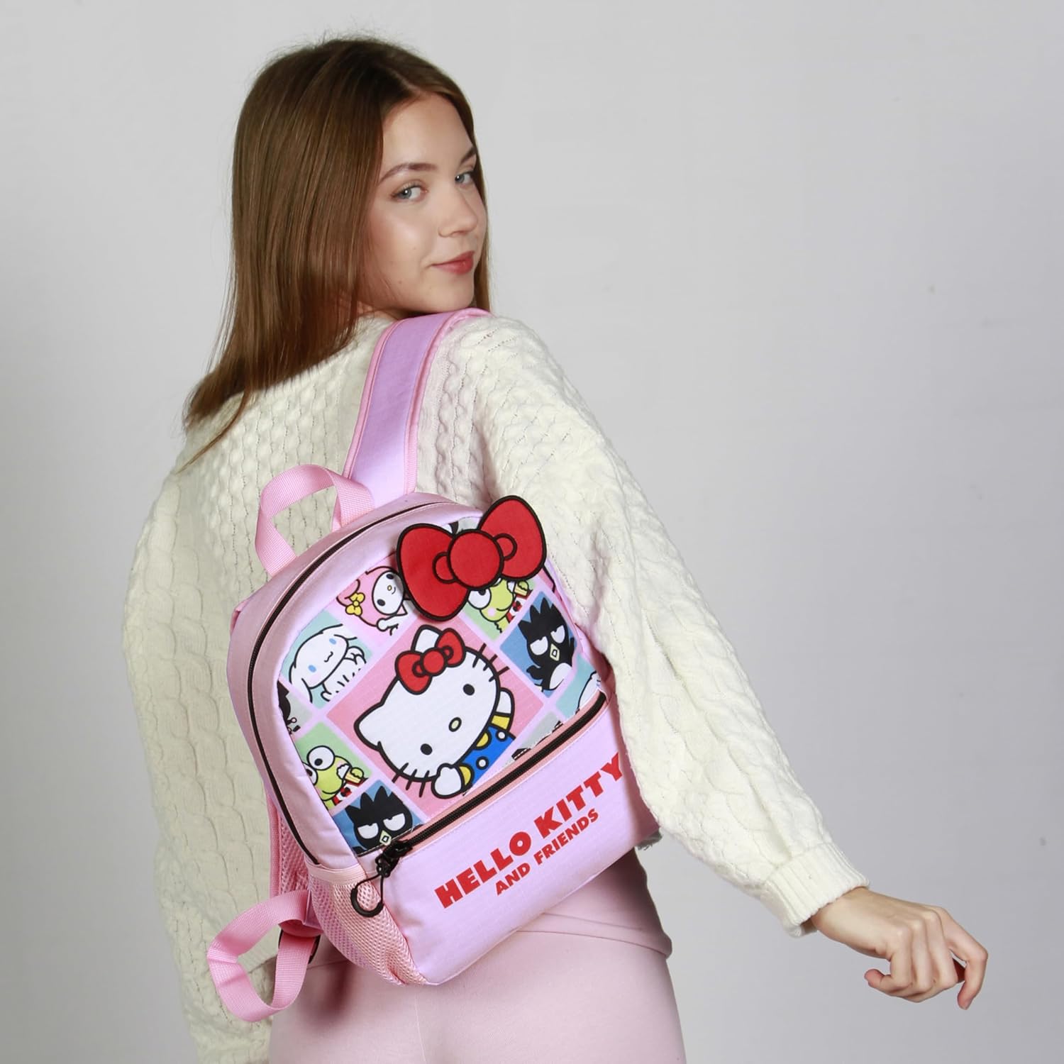 Karactermania Sanrio Hello Kitty Panels-Sweet Backpack, Multicolour, 26 x 33 cm, Capacity 9.5 L