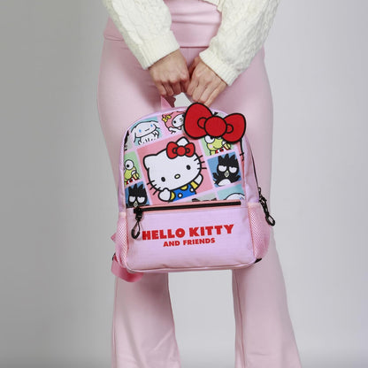 Karactermania Sanrio Hello Kitty Panels-Sweet Backpack, Multicolour, 26 x 33 cm, Capacity 9.5 L