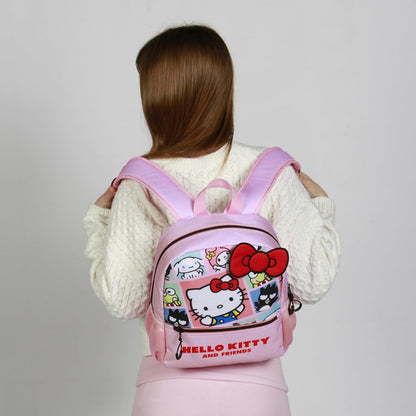 Karactermania Sanrio Hello Kitty Panels-Sweet Backpack, Multicolour, 26 x 33 cm, Capacity 9.5 L