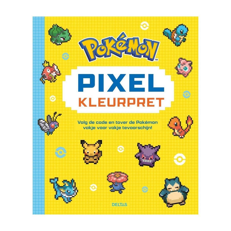 Pokémon pixel kleurpret: Volg de code en tover de Pokémon vakje voor vakje tevoorschijn!