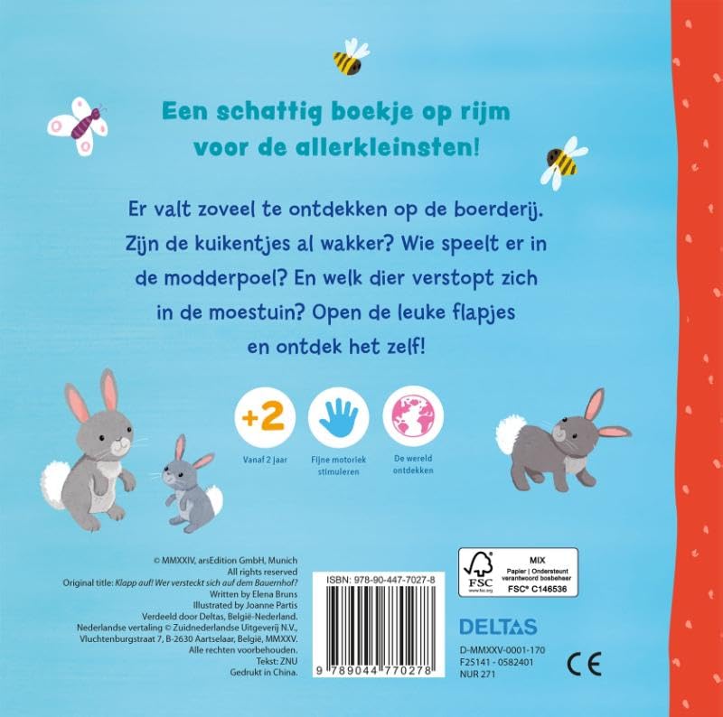 Zoek je mee? Op de boerderij: Een schattig boekje op rijm voor de allerkleinsten!