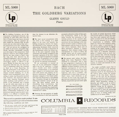 Bach: Variazioni Goldberg (Registrazione 1955