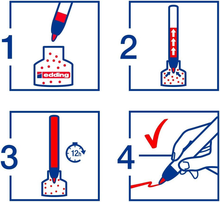 edding 360 whiteboard marker - black - 10 whiteboard pens - round tip 1.5-3 mm - whiteboard pen dry wipe - for whiteboards, flipcharts, pinboards, magnetic and memo boards - sketchnotes - refillable