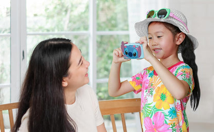 eKids Disney Stitch Appareil Photo numérique 2 Mpx, écran de 2 Pouces, Carte SD de 512 Mo, 5 Jeux Inclus, Bleu