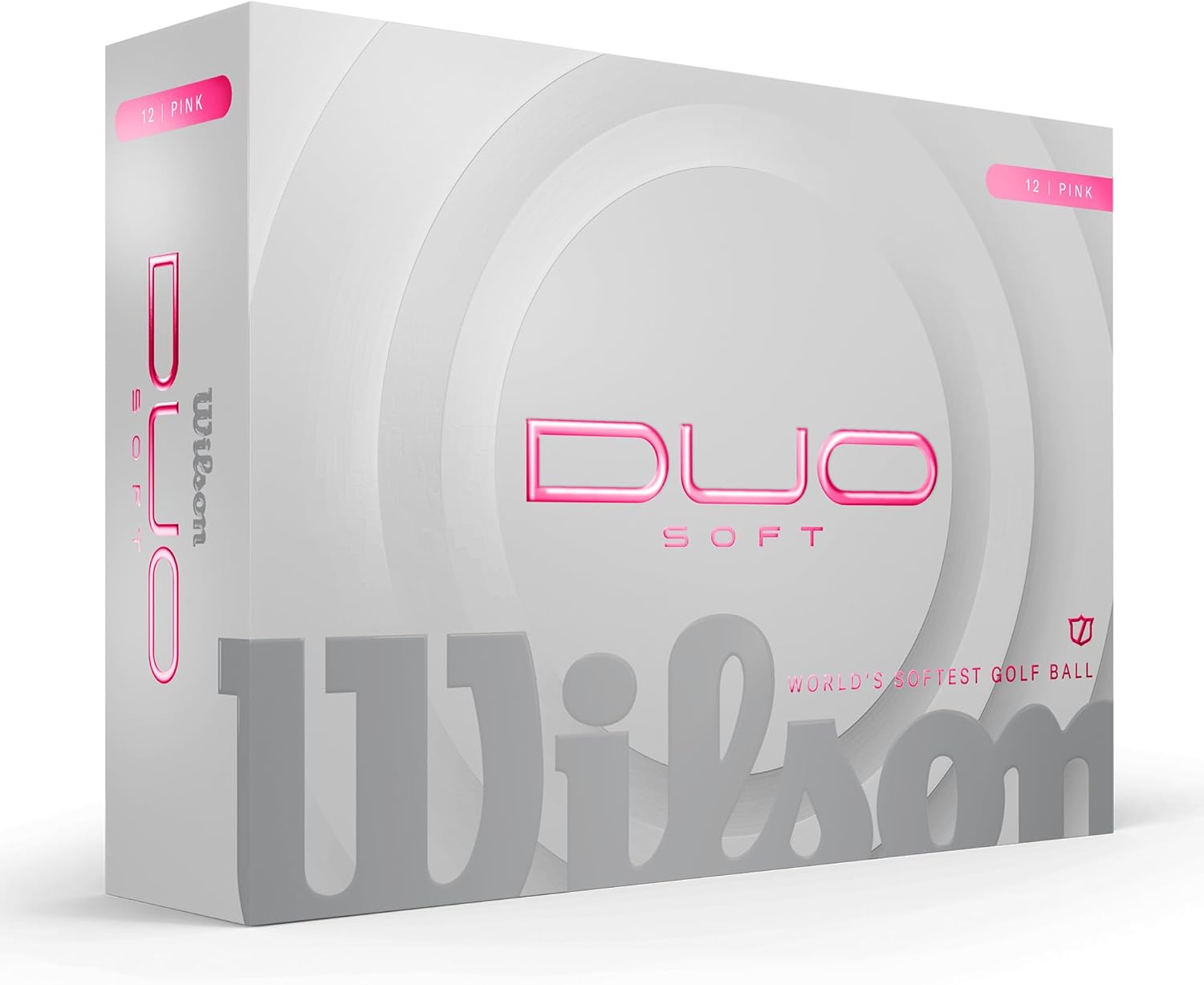Wilson - Duo Soft Golf Ball Pink 12-Ball