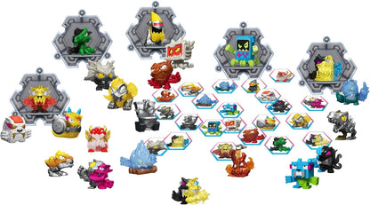 MrBeast Lab Swarms Hyper Series, Collect 100+ Unique Hyper Swarms, Chaos Pack Includes 22 Micro Beasts, 22 Collectible Stickers & 5 Caps to Build Out Your Own MrBeast Lab