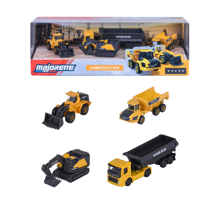 Majorette - Volvo Construction 4 Pieces Giftpack (8503105000)
