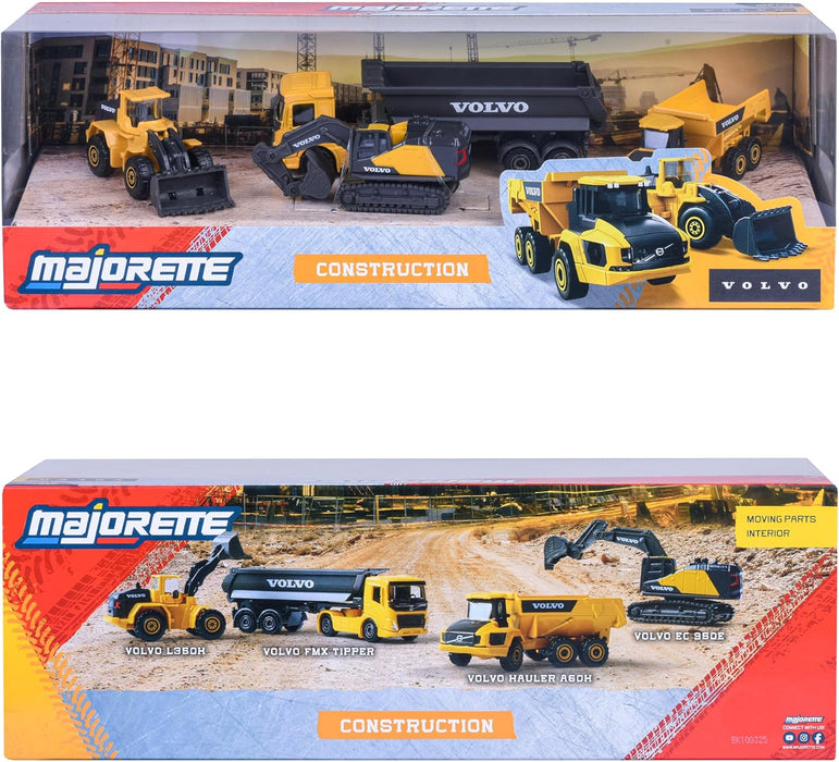 Majorette - Volvo Construction 4 Pieces Giftpack (8503105000)